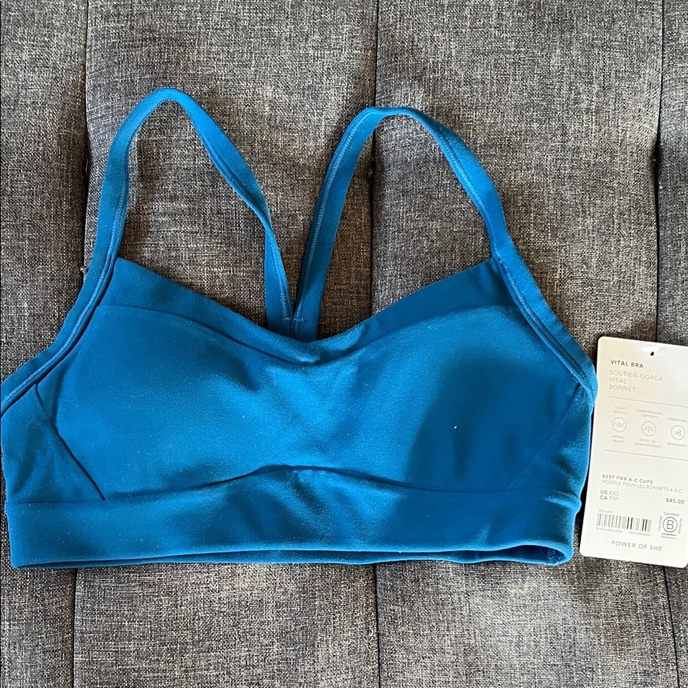 New with tags Athleta Vital Sports  Bra size XXS.